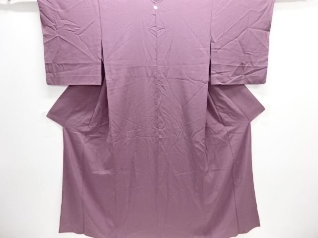 絽一つ紋色無地着物